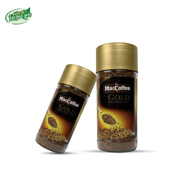 MacCoffee Gold | প্রিমিয়াম গোল্ড কফি Rich Aroma, Smooth Taste & Premium Freeze-Dried Quality | গাঢ় সুবাস, মোলায়েম স্বাদ & প্রিমিয়াম ফ্রিজ-ড্রাই কফি